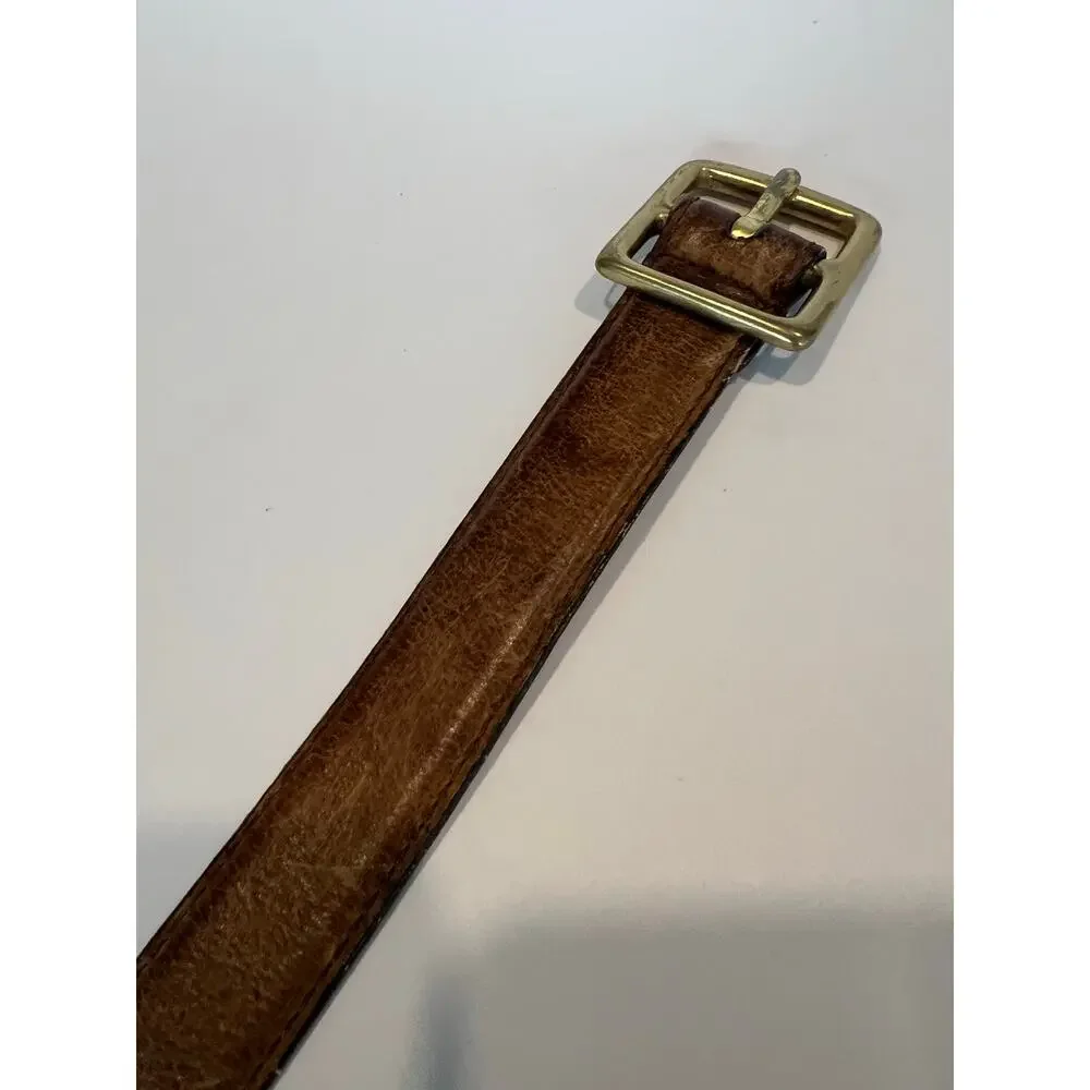 Full Grain Leather Men's Belt Brown Size 36 SG